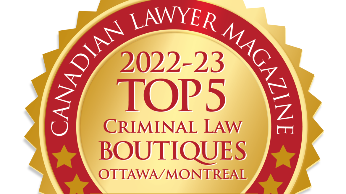 Edelson Law Barristers Named One of the Top Criminal Law Boutiques in Canada