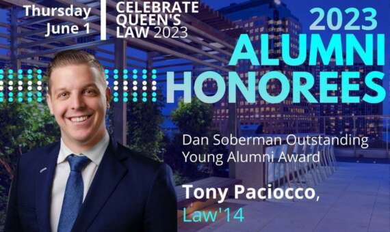 Tony Paciocco named 2023 Dan Soberman Award Winner
